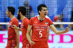 دیدار والیبال تیم‌های ملی ایران و لهستان